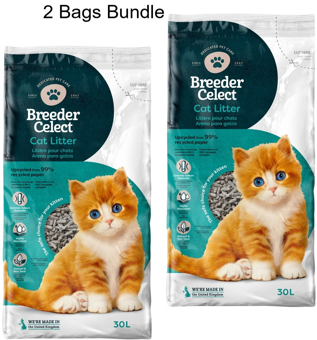 *Bundle 2 for $56* Breeder Celect Cat Litter 30L
