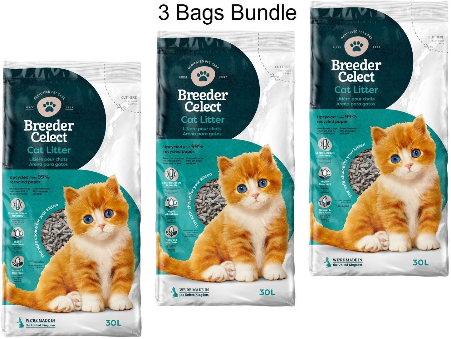 *Bundle 2 for $56* Breeder Celect Cat Litter 30L