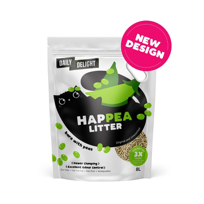 Daily Delight HAPPEA Cat Litter 8L Melon/Apple/Cucumber/Lemon/Unscented