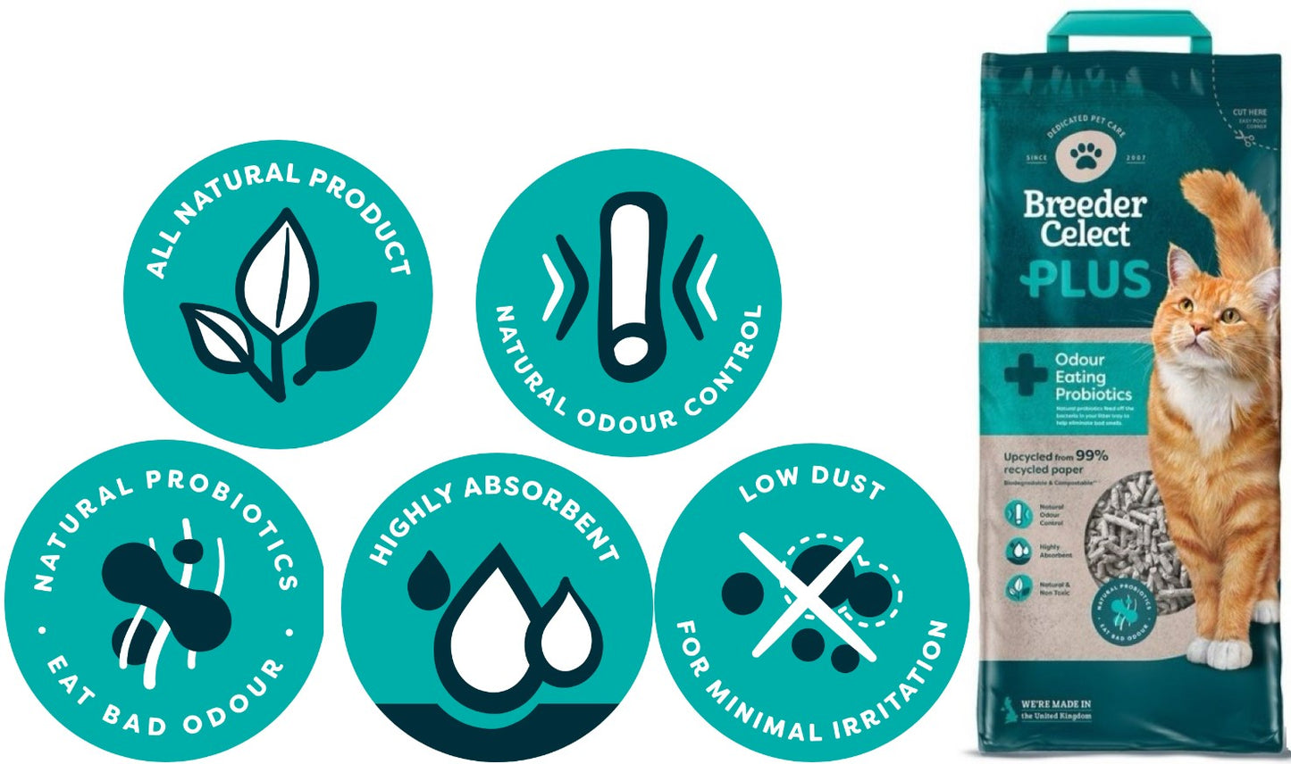 Breeder Celect Plus Cat Litter (25L)