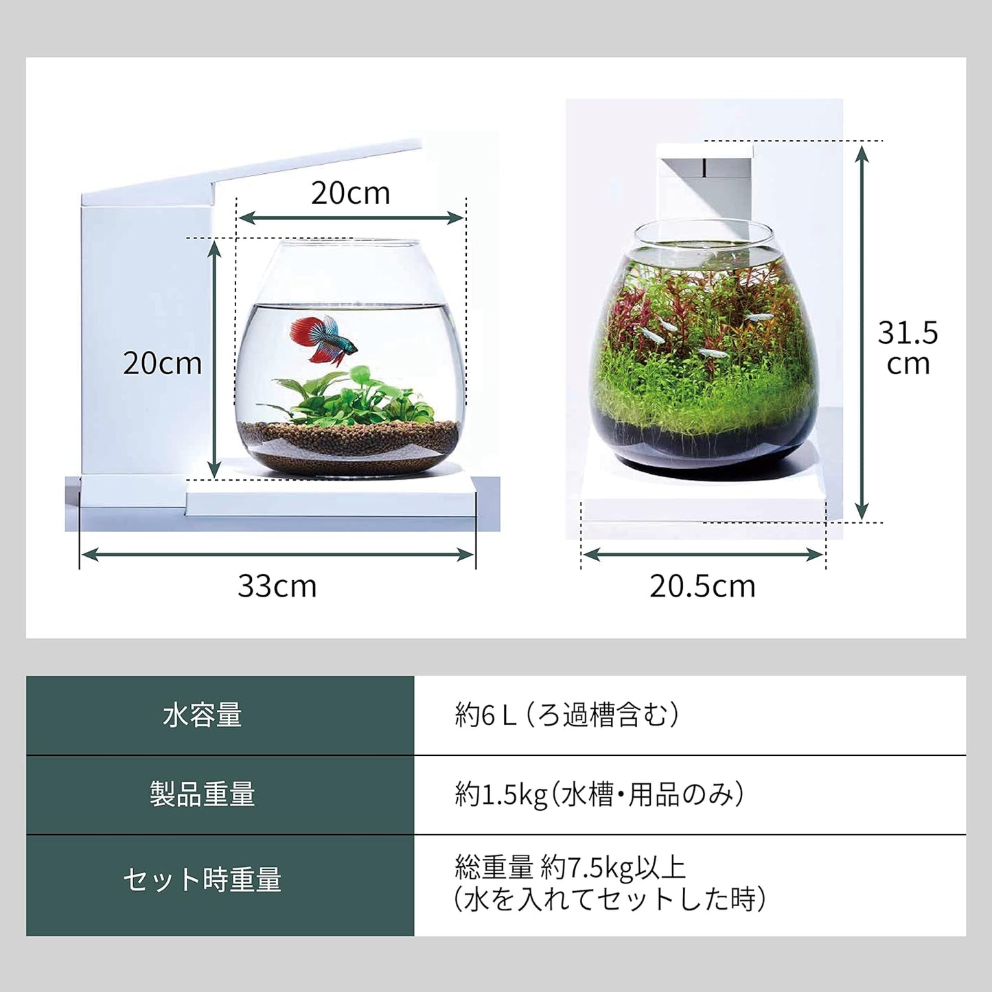 GEX Aqua Perco (USB Glass tank)