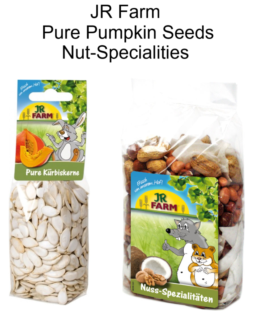 JR Farm Pure Pumpkin Seeds 125g/Nut Specialities 200g
