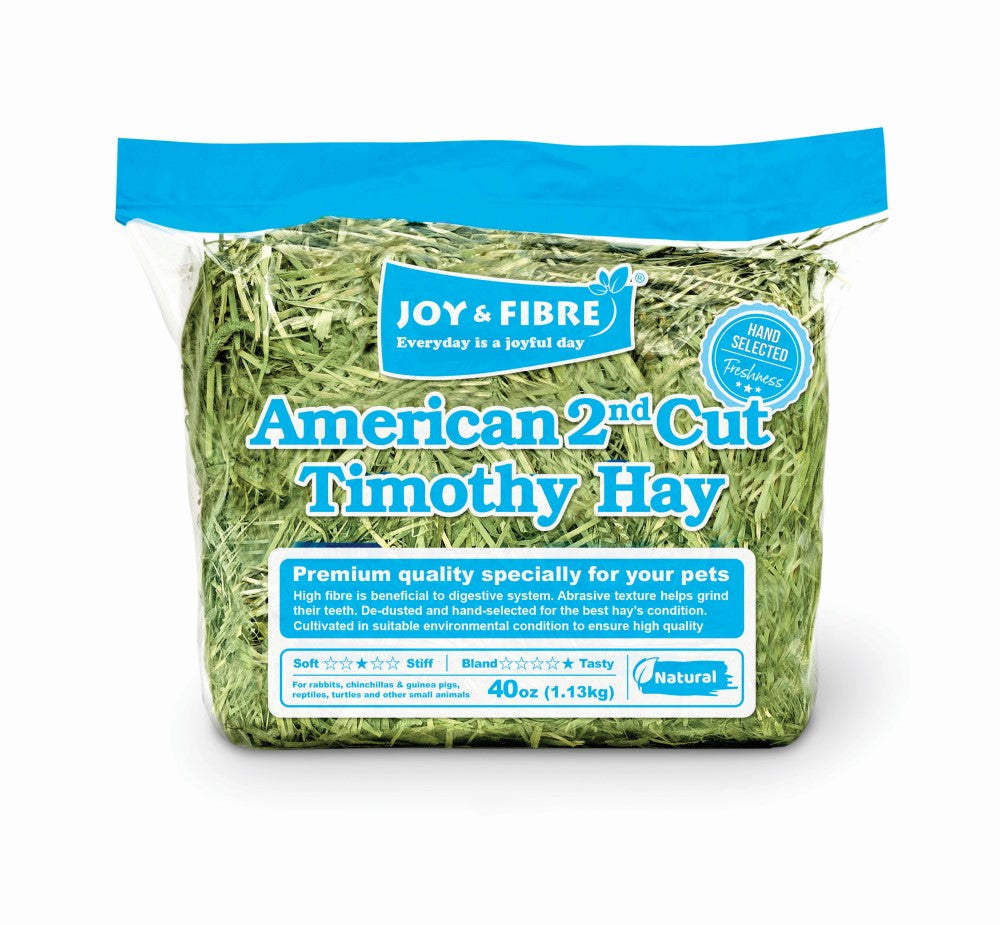 Joy & Fibre American 1st and 2nd Cut Timothy Hay 40z/1.13kg