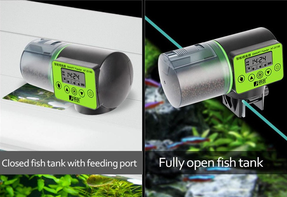 AA Battery Auto Fish Feeder Aquarium Food Dispenser AF-2019B