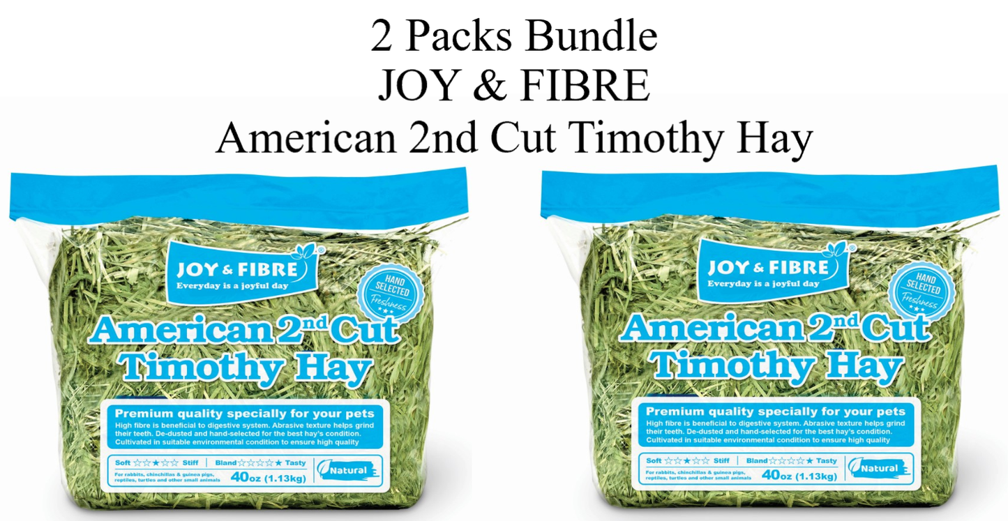 Joy & Fibre American 1st and 2nd Cut Timothy Hay 40z/1.13kg