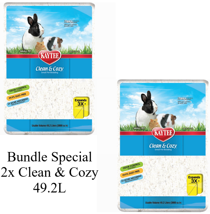 *Bundle Special* KAYTEE Clean & Cozy/Extreme Odor Bedding