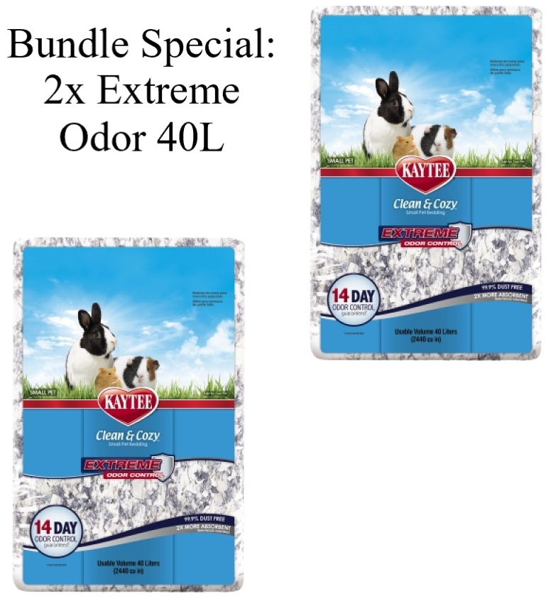 *Bundle Special* KAYTEE Clean & Cozy/Extreme Odor Bedding