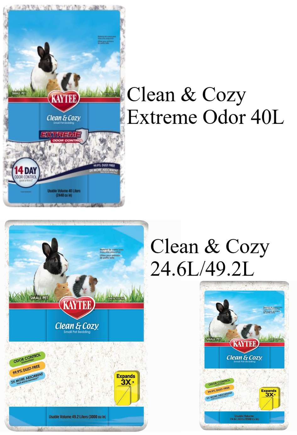 Kaytee clean and cozy extreme odor control best sale